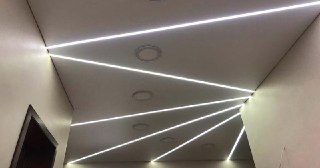 Световые линии на потолке Кинель, цена от 2560 руб.